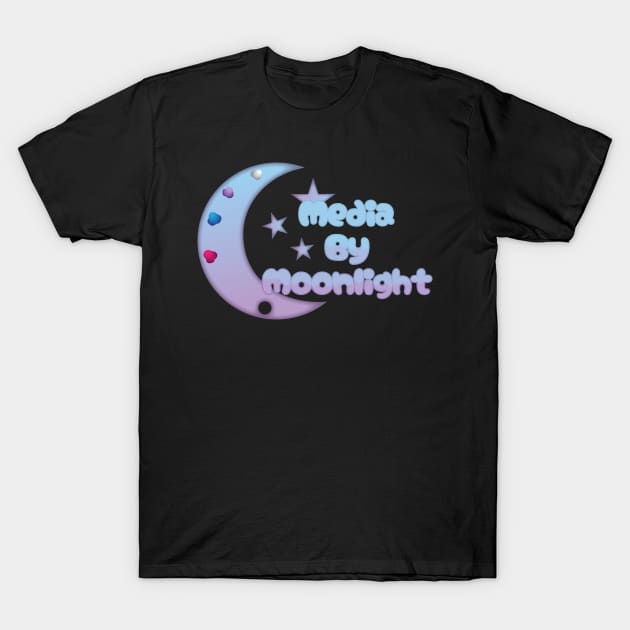 Media By Moonlight Logo (2) T-Shirt by Media By Moonlight